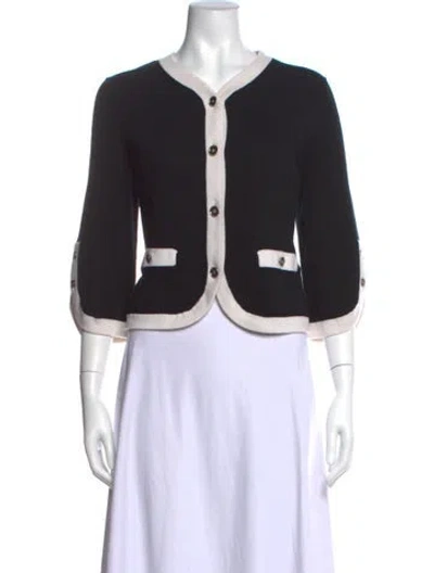 Pre-owned Chanel 2025 Cashmere Sweater W/ Tags In Black