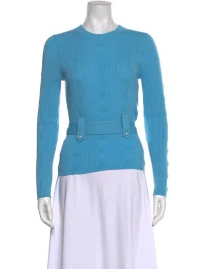Pre-owned Chanel 2025 Cashmere Sweater W/ Tags In Blue