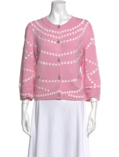 Pre-owned Chanel 2025 Cashmere Sweater W/ Tags In Pink
