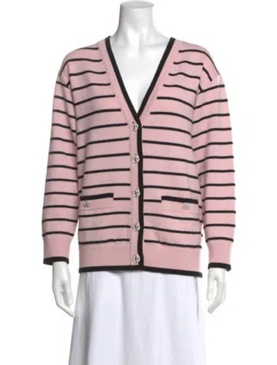 Pre-owned Chanel 2025 Cashmere Sweater W/ Tags In Pink