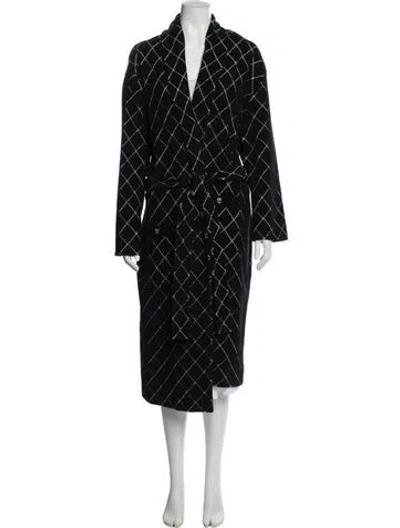Pre-owned Chanel 2025 Coco Beach Robe W/ Tags In Black