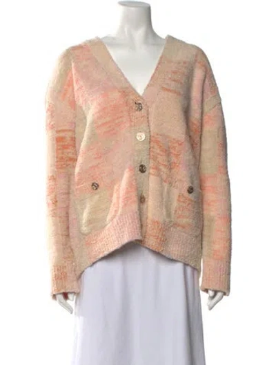 Pre-owned Chanel 2025 Coco Beach Sweater W/ Tags In Orange