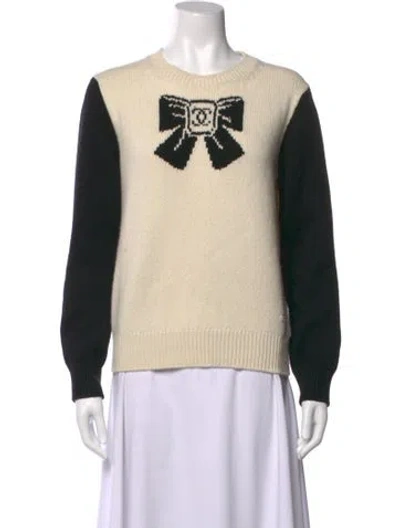 Pre-owned Chanel 2025 Coco Neige Sweater In Neutrals