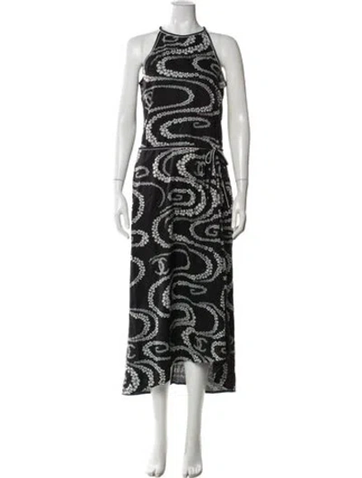 Pre-owned Chanel 2025 Dress In Black
