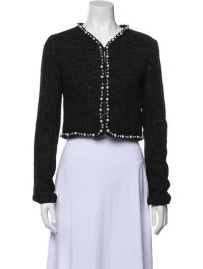 Pre-owned Chanel 2025 Evening Jacket W/ Tags In Black
