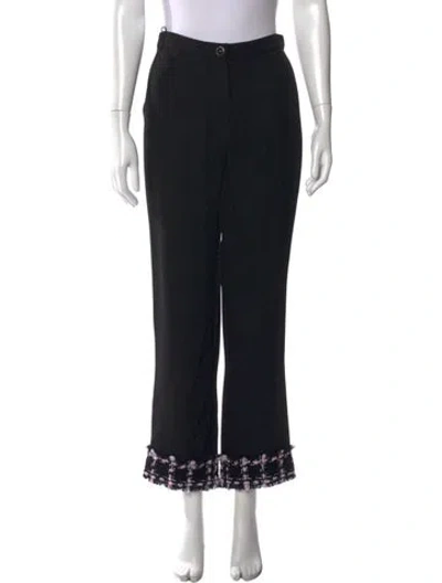 Pre-owned Chanel 2025 Flared Pants In Black
