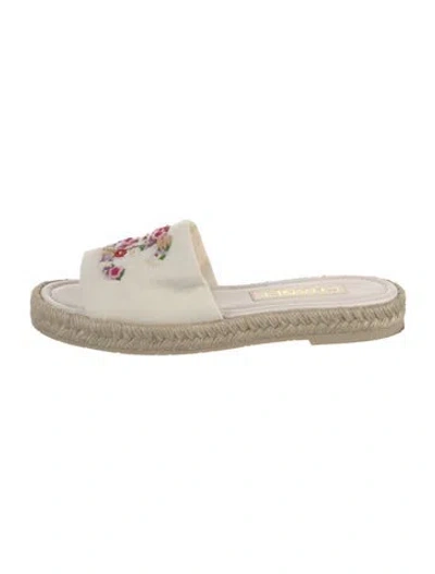 Pre-owned Chanel 2025 Interlocking Cc Logo Slides In Multi