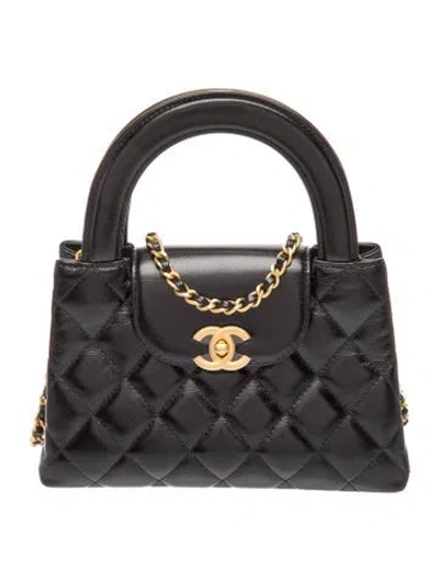 Pre-owned Chanel 2025 Kelly Shopper Nano W/tags In Black