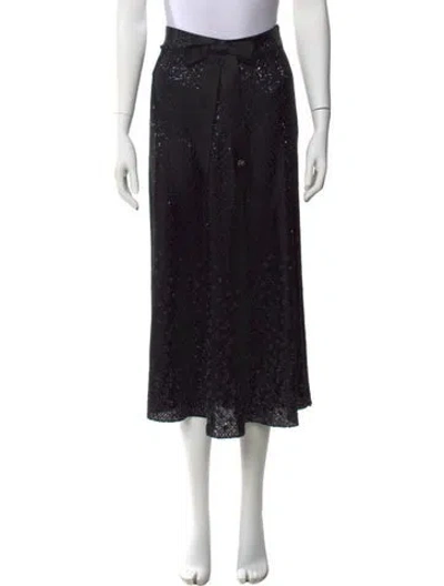 Pre-owned Chanel 2025 Midi Length Skirt In Multi