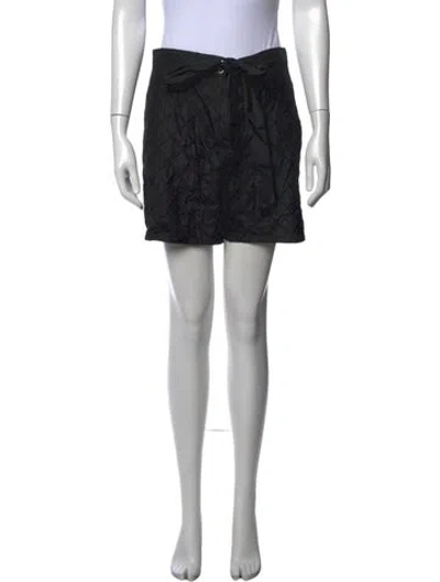 Pre-owned Chanel 2025 Mini Shorts In Black