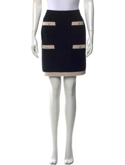 Pre-owned Chanel 2025 Mini Skirt In Black