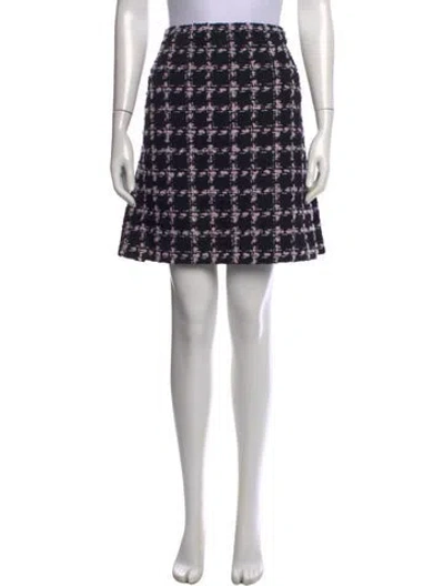 Pre-owned Chanel 2025 Mini Skirt In Black