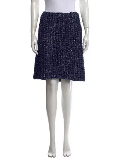 Pre-owned Chanel 2025 Mini Skirt In Black