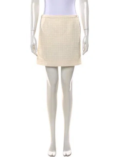 Pre-owned Chanel 2025 Mini Skirt In Neutrals
