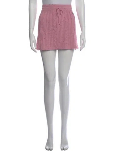 Pre-owned Chanel 2025 Mini Skirt In Pink