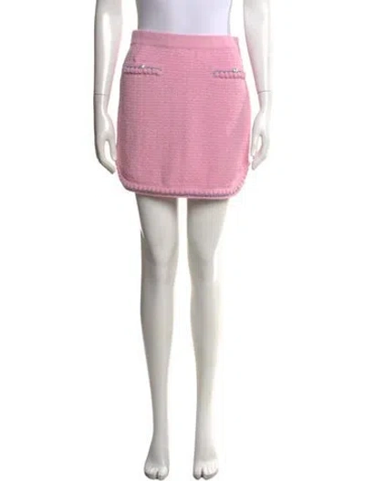 Pre-owned Chanel 2025 Mini Skirt In Pink