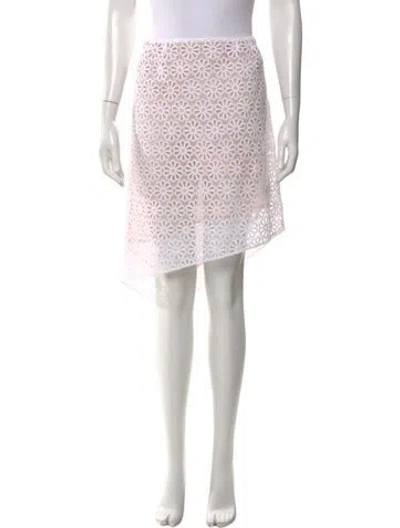 Pre-owned Chanel 2025 Mini Skirt In White