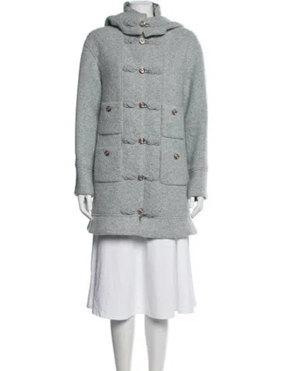 Pre-owned Chanel 2025 Paris-hangzhou Coat In Blue
