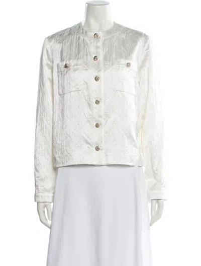 Pre-owned Chanel 2025 Paris-hangzhou Jacket In White