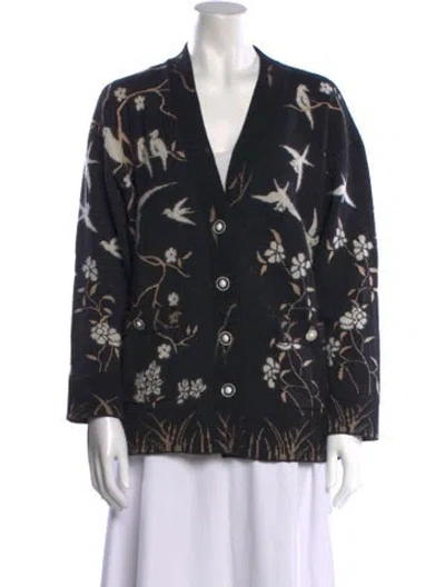 Pre-owned Chanel 2025 Paris-hangzhou Metiers D'art Sweater In Black