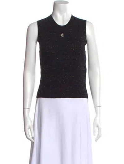 Pre-owned Chanel 2025 Paris-hangzhou Sweater In Black