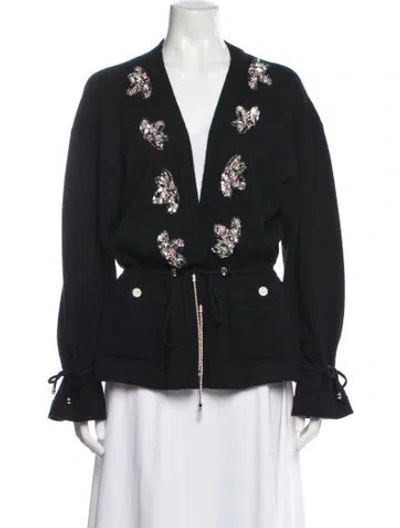 Pre-owned Chanel 2025 Paris-hangzhou Sweater In Black