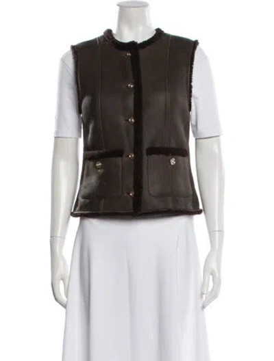 Pre-owned Chanel 2025 Paris-hangzhou Vest In Brown