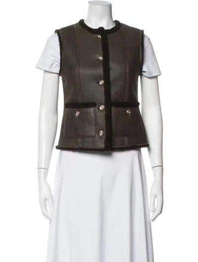 Pre-owned Chanel 2025 Paris-hangzhou Vest In Brown