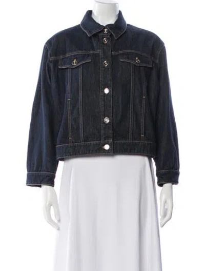 Pre-owned Chanel 2025 Paris-marseille Denim Jacket In Blue