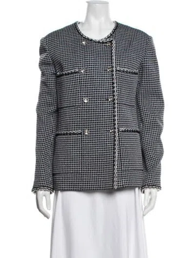 Pre-owned Chanel 2025 Paris-marseille Jacket In Blue/white