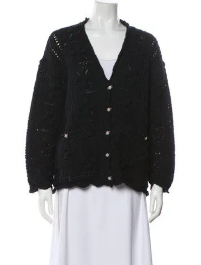 Pre-owned Chanel 2025 Paris-marseille Sweater In Black