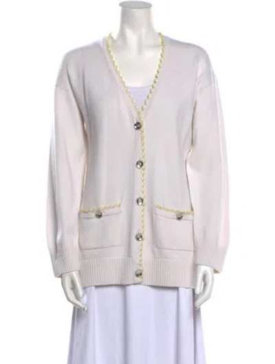 Pre-owned Chanel 2025 Paris-marseilles Sweater In White