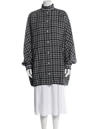 Pre-owned Chanel 2025 Silk Jacket W/ Tags In Black