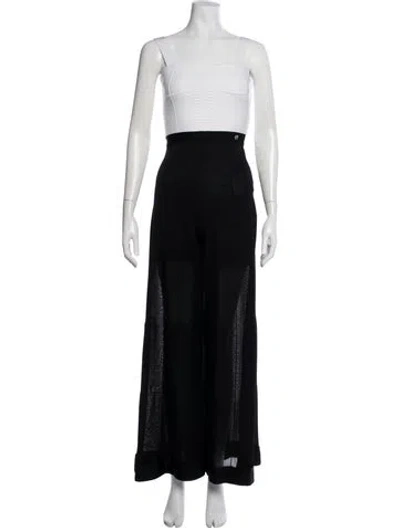 Pre-owned Chanel 2025 Square Neckline Jumpsuit In Black
