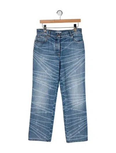 Pre-owned Chanel 2025 Straight Leg Jeans In Multi