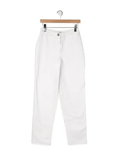 Pre-owned Chanel 2025 Straight Leg Jeans In Neutral