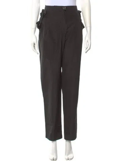 Pre-owned Chanel 2025 Straight Leg Pants In Gray