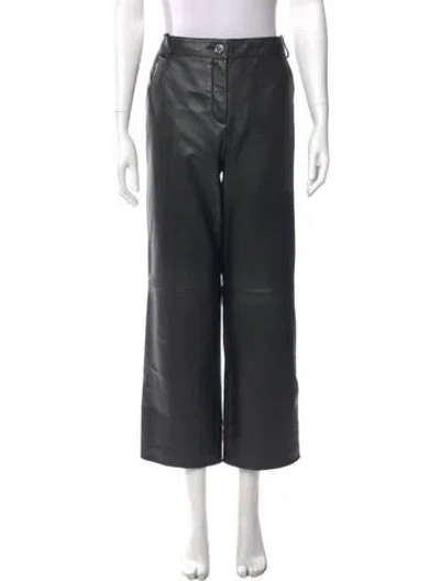 Pre-owned Chanel 2025 Straight Leg Pants W/ Tags In Black
