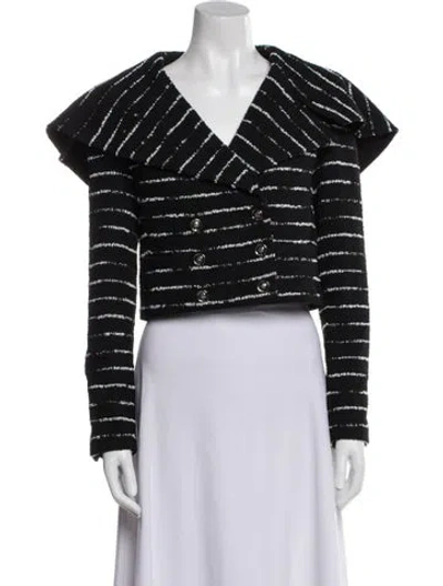 Pre-owned Chanel 2025 Striped Evening Jacket W/ Tags In Multi