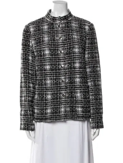 Pre-owned Chanel 2025 Tweed Jacket In Black