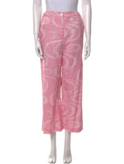 Pre-owned Chanel 2025 Wide Leg Pants In Multi