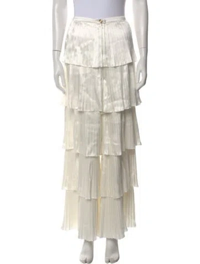 Pre-owned Chanel 2025 Wide Leg Pants In Neutral