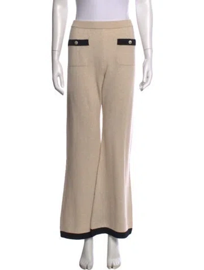 Pre-owned Chanel 2025 Wide Leg Pants In Neutrals