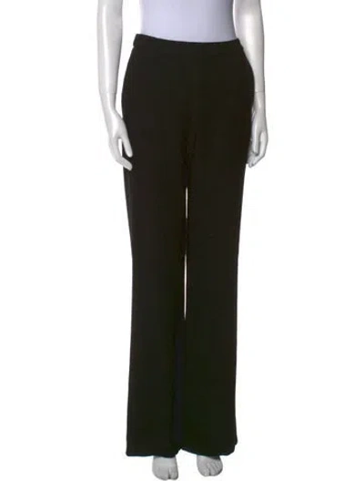 Pre-owned Chanel 2025 Wide Leg Pants W/ Tags In Black
