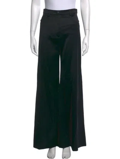 Pre-owned Chanel 2025 Wide Leg Pants W/ Tags In Black