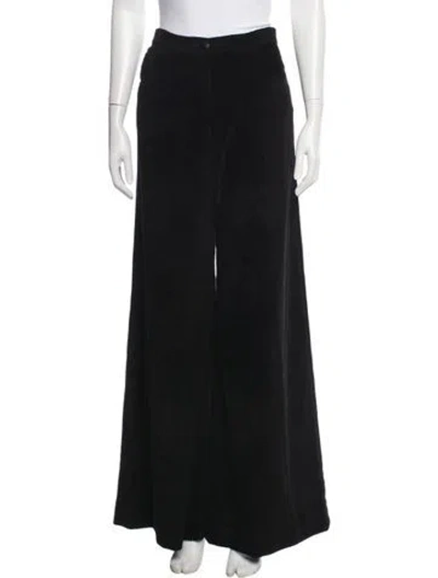 Pre-owned Chanel 2025 Wide Leg Pants W/ Tags In Black