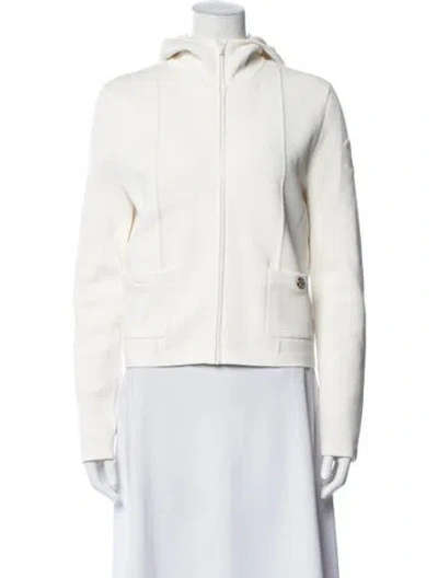 Pre-owned Chanel 2025 Wool Jacket In White