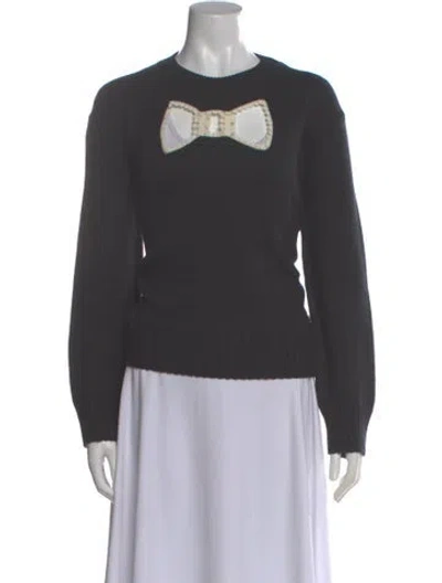 Pre-owned Chanel 2025 Wool Sweater In Black