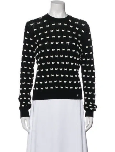 Pre-owned Chanel 2025 Wool Sweater In Black