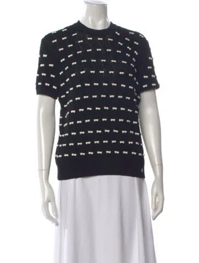 Pre-owned Chanel 2025 Wool Sweater In Black